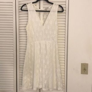White lace dress